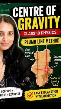 Centre of Gravity…!! Explained..!! 🎯 Centre of Gravity in 2 Minutes Class 10 Physics | ICSE & CBSE