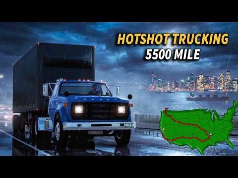 5500 Miles Across America | Hotshot Trucking | ATS