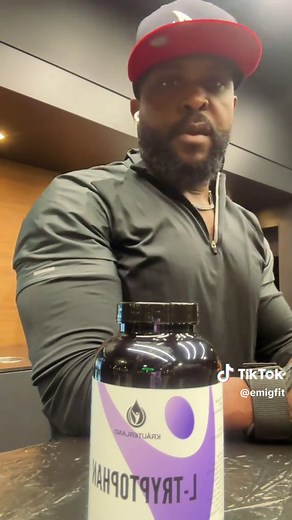 L-tryptophan is an essential amino acid that benefits health by supporting the production of serotonin and melatonin, which are crucial for mood, sleep, and well-being. #foryou #fyp #gym #viral #emigfit