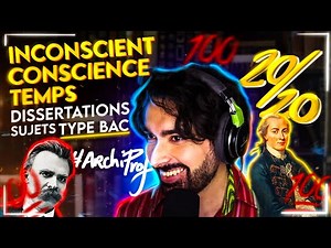 [PHILO BAC] Conscience, Inconscient, Temps - Sujets et plans bg pour disserter sur l'existence !