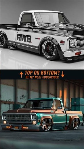 🚘 Vote TOP or BOTTOM? Battle of the Modified Dropped Chevys