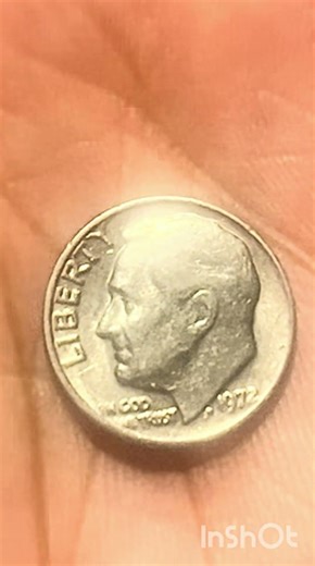 1972 No mint mark dime rim error and doubling
