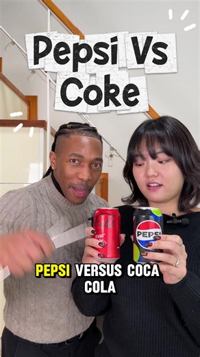 Pepsi VS Coke: Can I tell the difference in a blind taste test? #coke #pepsi #cola #tastetest