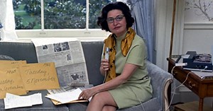 Lady Bird Johnson, first lady and diarist