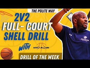 Defense on a String Drill: Master 2v2 Full-Court Help and Trap Positioning