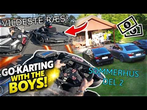 VILDESTE GOKART RÆS!?!? / SOMMERHUS TUR 2025 - (del 2/2)
