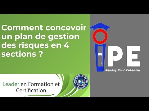 How to design a risk management plan in 4 sections?