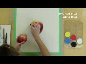 Tutorial: Paint an Apple using PanPastel 5 Color Starter Set
