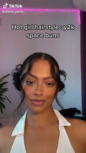 Stylish Y2K Space Buns Hairstyle Tutorial