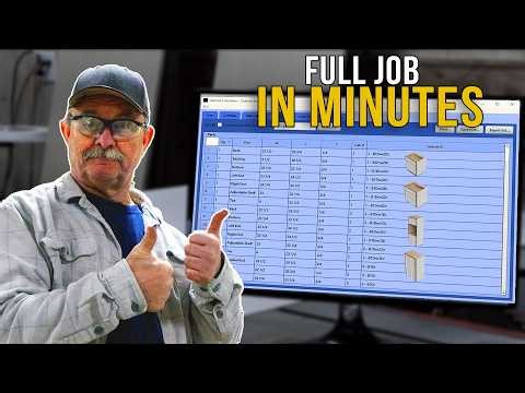 Full Cabinet Job in Minutes — Accurate Cut Lists
