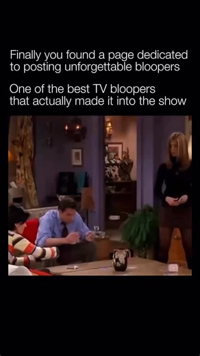 Unforgettable Bloopers on Instagram: "In Friends, the “blue blazer black” exchange became one of the rare bloopers that was so funny, the producers decided to keep it in the final episode. Matthew Perry kept stumbling over the line while trying to correct Joey, and the mispronunciation created a rhythm that felt too perfect to recreate intentionally. Matt LeBlanc’s confused reactions only made the moment stronger, blending scripted comedy with a real on-set slip. The scene has since become a fan