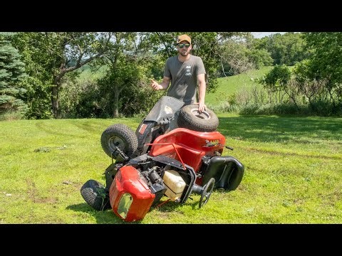 I Sent My Lawn Mower STRAIGHT Into a Tree…
