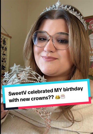 Crown her birthday ✨ A birthday surprise for someone you love 👑 How lucky am I to get to celebrate my OWN birthday with @SWEETV Jewelry’s new crown collection, made specifically for celebrating a birthday moment! Sweet, special, and easy to gift…consider this my personal endorsement of birthday crowns as a lifestyle choice 🎂 Use my code MATTAOFFACT for a special discount #sweetv #birthdaycrown #tiara #royaljewels #crownjewels