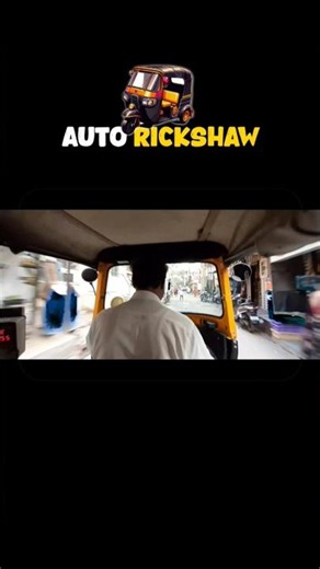 Real India Street Ride 🛺 Auto Rickshaw POV #Shorts