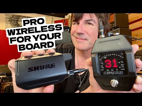 WIRELESS FOR YOUR BOARD! SHURE GLX D16+ DIGITAL WIRELESS GUITAR PEDAL SYSTEM