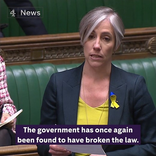 "The government has once again been found to have broken the law." Lib Dem MP Daisy Cooper asks Boris Johnson to apologise after the High Court ruled government policies on discharging untested patients to care homes at the start of the coronavirus pandemic were unlawful. | Channel 4 News