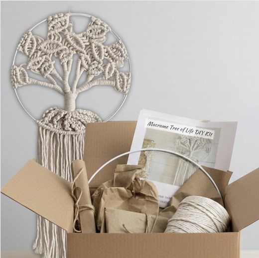 Beginner Macrame Kit for Adults DIY Tree of Life Wall Hanging Learn Macrame With Step by Step Videos Craft Gift - Etsy