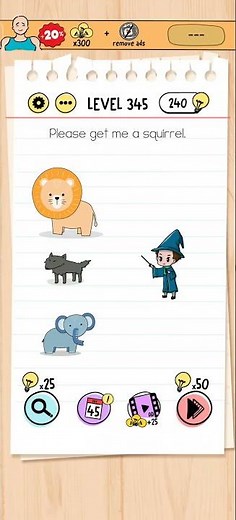 Brain Test Level 345 Solution & Walkthrough | Tricky Puzzles (Android & iOS Shorts)