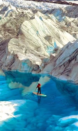 The water from ocean ice #oceanadventure