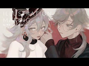 【XP-PEN液タブ Artist13.3Pro】イラストメイキング【Speed Painting】