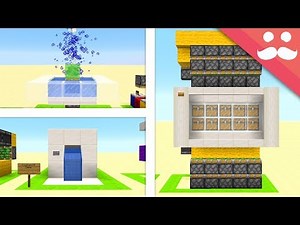 10 PRETTY REDSTONE Builds in Minecraft!