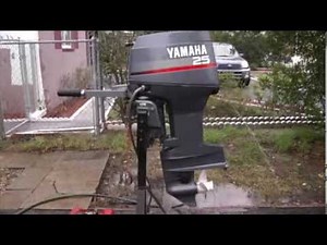 1998 Yamaha 25hp shortshaft 2 stroke tiller 3 cylinder