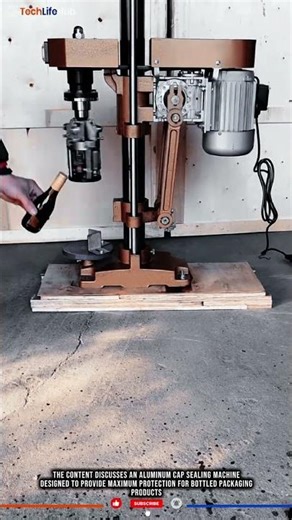 Innovation Aluminum Capping: Secure Sealing, Lever Mechanism, Airtight Closure #tech