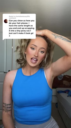 Reply to @charlottestacey24 how I style my short hair #foryoupage #fyp #followformorevideo #mumsoftiktok #shorthair #summerhairstyles #messyhair #trending