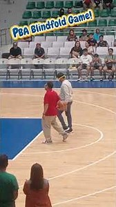 PBA Blindfold challenge! Kinsay maka shoot? #entertainment #baskball #basketballassociation