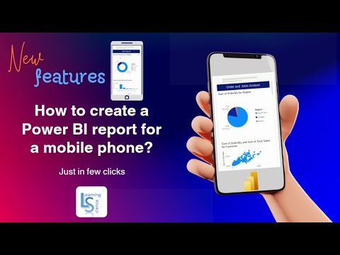 How to create a Power BI report for a mobile phone - Just in few clicks | Mobile layout auto-create