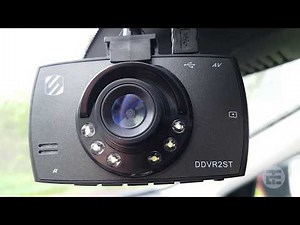 $14 Dash Cam Review - Scosche DDVR2ST Dashboard DVR Dash Cam