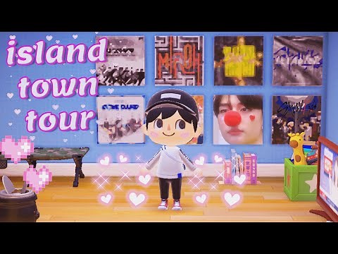 i made a new Animal Crossing Island as Hyunjin from Stray Kids... | ACNH Kpop Island Tour 💜