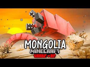 I Survived 100 Days in MONGOLIA in Hardcore Minecraft!