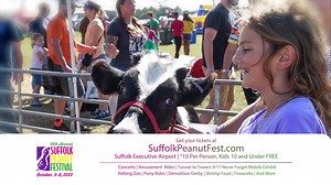 174 reactions · 32 shares | Join us for the 45th Annual Suffolk Peanut Fest  Get ready for a weekend of non-stop entertainment, delicious food, concerts, amusement rides, fireworks, Tunnel To Towers 9/11, and more. Adults $10, Kids Under 10 Free Get your tickets at SuffolkPeanutFest.com | WAVY TV 10 | Facebook