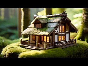 Building a Wooden Miniature Cob House: Step-by-Step Guide #cobhouse #hobbithouse #miniaturecrafts