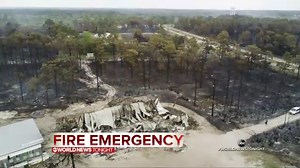 Firefighters battle more than a hundred wildfires in Florida