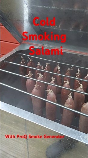 How to cold Smoke Salami with ‪@ProQSmokers‬ smoke generator