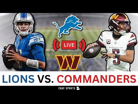 Lions vs. Commanders Live Streaming Scoreboard, Play-By-Play, Game Audio & Highlights | NFL Playoffs