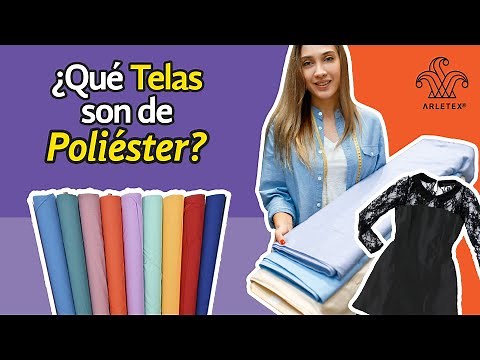 ¿Qué telas son de Poliéster?