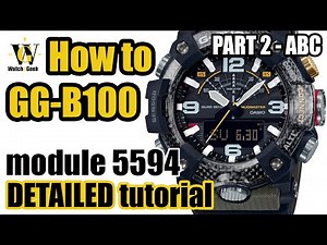 GG-B100 - module 5594 - part 2 tutorial on how to setup and use ALL the ABC functions