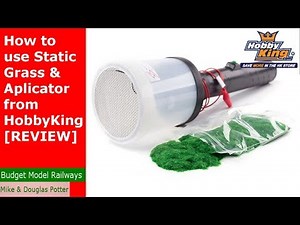 How to use a Budget Static Grass & Aplicator from HobbyKing [REVIEW]