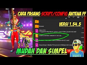 CARA PASANG SCRIPT ANTENA FF ‼️ MUDAH DAN SIMPEL