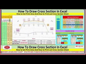 Cross Section In Excel Without Auto CAD .