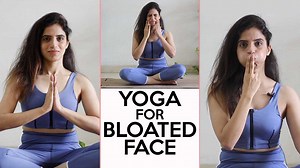 76K views · 3.3K reactions | Dehydration and water retention can often lead to bloating of our face. Reduce the bloating on your face with these easy asanas. #FitTak #FaceYoga | Fit Tak | Facebook