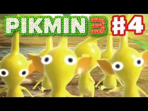 Pikmin 3 - Day 4 - Yellow Pikmin (Nintendo Wii U Gameplay Walkthrough)