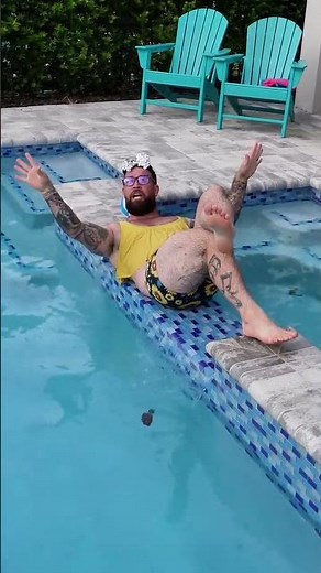 Sister Bosses Brother on Vacation - Pool Day Drama!