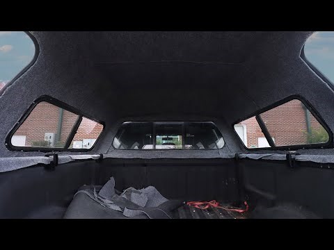 DIY Camper Shell Carpet Install on My Ford F150 | Truck Camping Upgrade