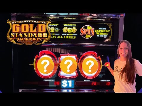 Gold Standard Jackpots Slot Machine High Limit $10 Winstar Casino