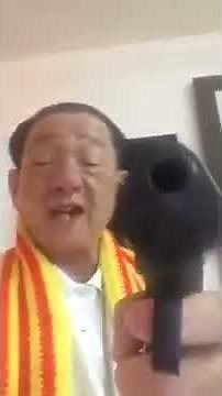 Mad asian guy with a gun (Original)