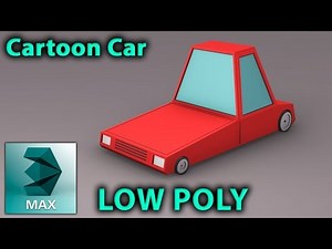 Low poly Cartoon Car modeling | 3dsmax tutorial | modeling tutorial for beginners
